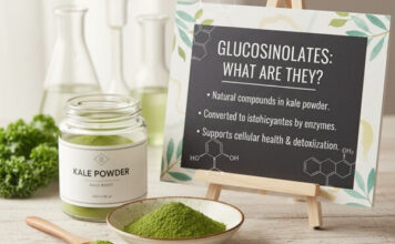 สารกลูโคซิโนเลต (Glucosinolates) ใน ผงผักเคล คืออะไร สารกลูโคซิโนเลต (Glucosinolates) ใน ผงผักเคล คืออะไร